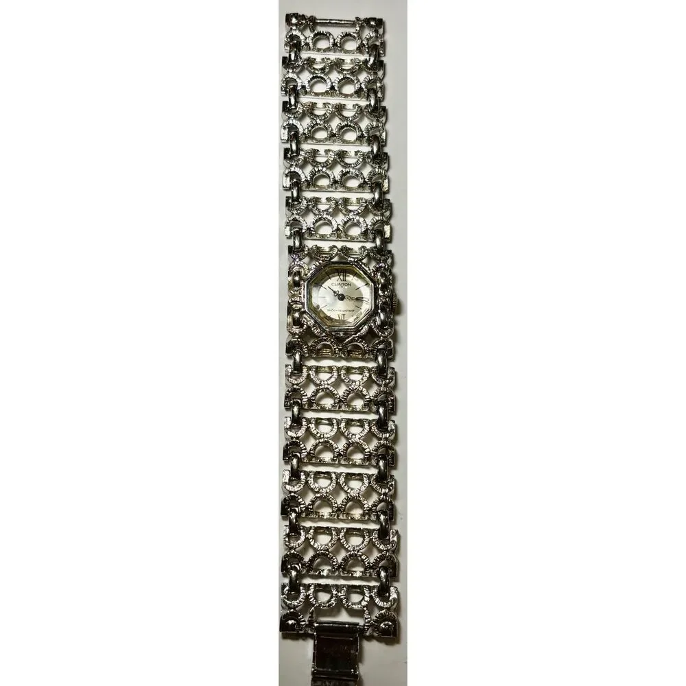 Vintage Clinton 17-Jewel Art Deco Mechanical Watch – WORKING & TICKING!